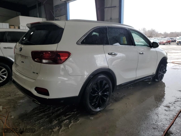 2020 Kia Sorento EX V6 with VIN 5XYPHDA53LG707343, listed as a Copart auction lot 45922795 with 137,500 mi miles and Salvage Title. Bid and sale history available at carsss.com. Image 3.