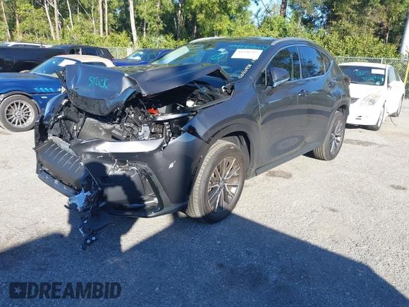2025 Lexus NX with VIN 2T2ADCAZ0SC020938, listed as a IAAI auction lot 41296217 with 588 mi miles. Bid and sale history available at carsss.com. Image 17.