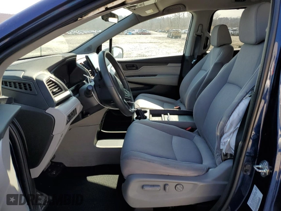 2020 Honda Odyssey EX with VIN 5FNRL6H56LB062770, listed as a Copart auction lot 43761435 with 103,566 mi miles and Salvage Title. Bid and sale history available at DreamBid. Image 7.