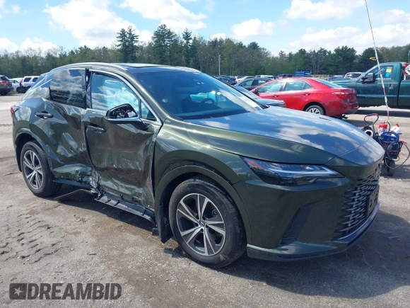 2024 Lexus RX 350h z VIN 2T2BBMCA2RC042215, wystawiony jako IAAI lot #42166002 z przebiegiem 20 341 mil mil oraz . Historia ofert i sprzedaży dostępna na DreamBid. Obrazek 1.