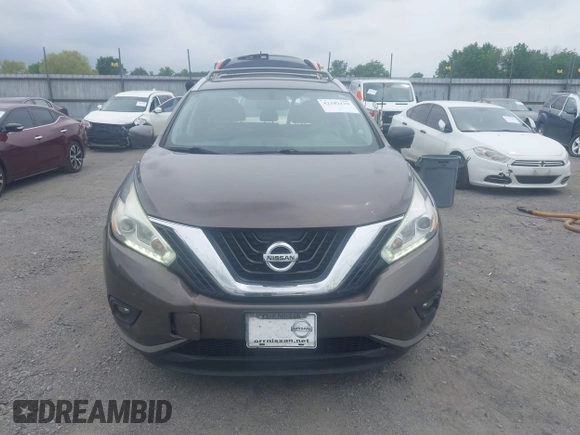 2017 Nissan Murano SL z VIN 5N1AZ2MG5HN104247, wystawiony jako IAAI lot #42102129 z przebiegiem 158 944 mil mil oraz . Historia ofert i sprzedaży dostępna na DreamBid. Obrazek 13.