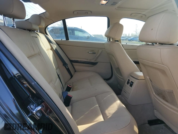 2008 BMW 3 Series 328i with VIN WBAVA37578NL58844, listed as a Copart auction lot 50843505 with 127,904 mi miles and Salvage Title. Bid and sale history available at DreamBid. Image 10.