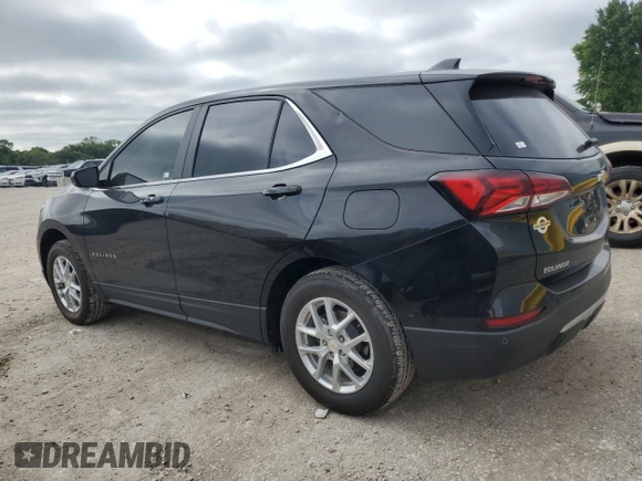 2023 Chevrolet Equinox LT with VIN 3GNAXTEG2PL106512, listed as a Copart auction lot 57311135 with 17,464 mi miles and Salvage title. Bid and sale history available at DreamBid. Image 2.
