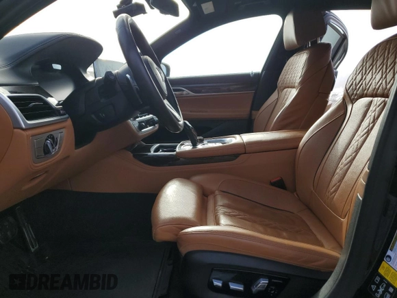 2022 BMW 7 Series 750i xDrive with VIN WBA7U2C07NCH32786, listed as a Copart auction lot 43028005 with 41,686 mi miles and Salvage title. Bid and sale history available at DreamBid. Image 7.