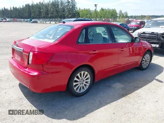 2008 Subaru Impreza Sedan (Natl) i w/Premium Pkg with VIN JF1GE61698H512350, listed as a IAAI auction lot 42143021 with 223,790 mi miles. Bid and sale history available at carsss.com. Image 4.