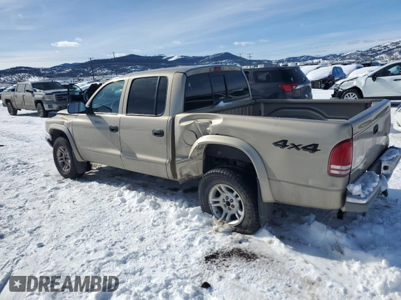 2003 Dodge Dakota SLT with VIN 1D7HG48N03S100510, listed as a Copart auction lot 46191375 with 174,849 mi miles and Clean Title. Bid and sale history available at carsss.com. Image 2.