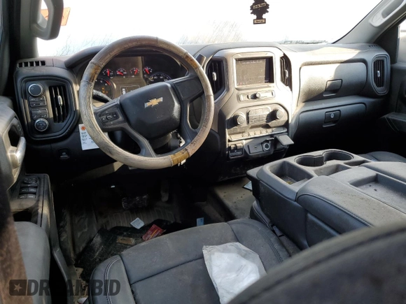2020 Chevrolet Silverado 1500 Work Truck with VIN 1GCRYAEF7LZ333816, listed as a Copart auction lot 74290974 with 99,562 mi miles and Non Repairable. Bid and sale history available at carsss.com. Image 8.