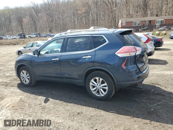 2016 Nissan Rogue SV with VIN KNMAT2MVXGP667494, listed as a Copart auction lot 50709485 with 70,187 mi miles and Salvage Title. Bid and sale history available at carsss.com. Image 2.
