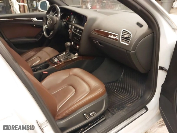 2013 Audi A4 Premium Plus with VIN WAUFFAFL2DA173435, listed as a IAAI auction lot 41941457 with 111,174 mi miles. Bid and sale history available at carsss.com. Image 5.