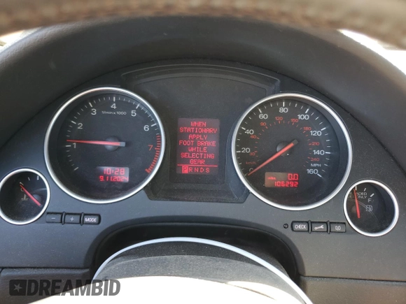 2004 Audi A4 1.8T with VIN WAUAC48H84K012238, listed as a Copart auction lot 70497434 with 106,292 mi miles and Salvage Title. Bid and sale history available at carsss.com. Image 9.