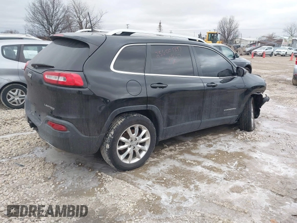 2016 Jeep Cherokee Limited with VIN 1C4PJMDS4GW144205, listed as a IAAI auction lot 41500452 with 129,480 mi miles and . Bid and sale history available at DreamBid. Image 4.