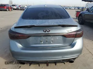 2018 Infiniti Q50 Luxe with VIN JN1EV7AP7JM356700, listed as a Copart auction lot 45892775 with 90,449 mi miles and Salvage Title. Bid and sale history available at carsss.com. Image 6.