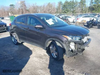 2020 Honda HR-V EX with VIN 3CZRU6H57LM736556, listed as a IAAI auction lot 41878490 with 61,253 mi miles. Bid and sale history available at carsss.com. Image 1.