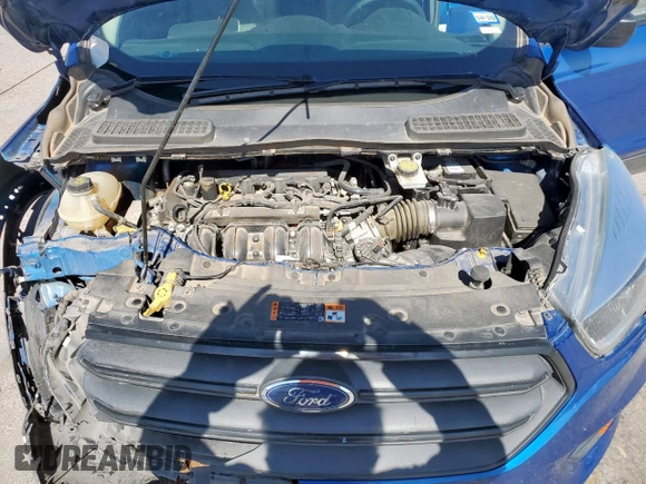 2017 Ford Escape S with VIN 1FMCU0F73HUC10243, listed as a Copart auction lot 57957465 with 79,377 mi miles and Salvage title. Bid and sale history available at DreamBid. Image 12.