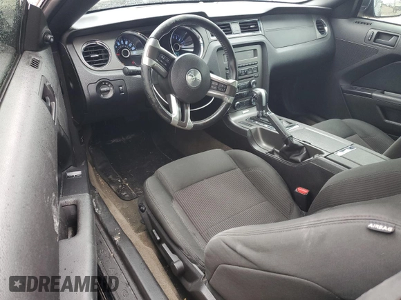 2014 Ford Mustang V6 with VIN 1ZVBP8AM1E5233106, listed as a Copart auction lot 50583645 with 130,482 mi miles and Salvage Title. Bid and sale history available at carsss.com. Image 8.