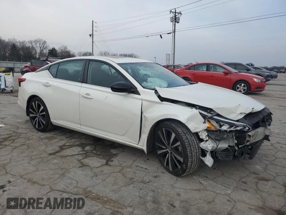 2019 Nissan Altima SR with VIN 1N4BL4CV0KC206702, listed as a Copart auction lot 48730745 with 93,300 mi miles and Salvage Title. Bid and sale history available at carsss.com. Image 4.