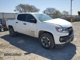 2022 Chevrolet Colorado 2WD Z71 with VIN 1GCGSDEN8N1151450, listed as a Copart auction lot 52216905 with 35,217 mi miles and Salvage title. Bid and sale history available at DreamBid. Image 4.