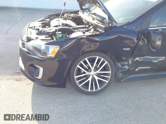 2017 Mitsubishi Lancer ES with VIN JA32V2FWXHU000916, listed as a IAAI auction lot 41727166 with 85,182 mi miles. Bid and sale history available at carsss.com. Image 6.