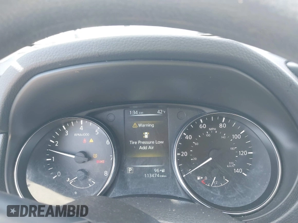2017 Nissan Rogue S with VIN 5N1AT2MM8HC777567, listed as a IAAI auction lot 41839046 with 113,474 mi miles and . Bid and sale history available at DreamBid. Image 7.