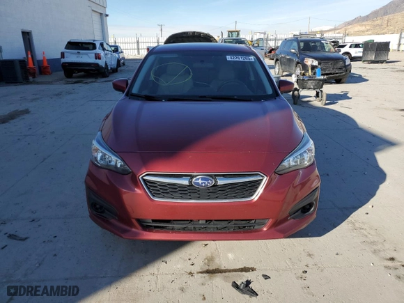 2019 Subaru Impreza Premium with VIN 4S3GKAC6XK3611878, listed as a Copart auction lot 42261265 with 133,015 mi miles and Salvage Title. Bid and sale history available at carsss.com. Image 5.