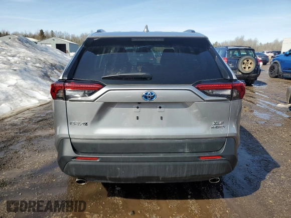 2023 Toyota RAV4 Hybrid XLE with VIN 2T3RWRFV3PW184028, listed as a Copart auction lot 51213675 with 20,159 mi miles and Salvage Title. Bid and sale history available at carsss.com. Image 6.