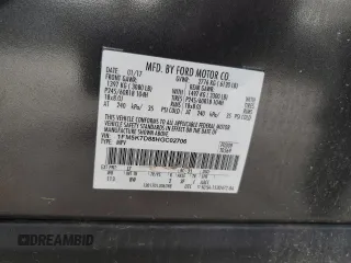 2017 Ford Explorer XLT с VIN 1FM5K7D88HGC02706, выставлен на аукционе Copart как лот 52456485 с пробегом 60 702 миль миль и Списание • Salvage title. История ставок и продаж доступна на DreamBid. Изображение 15.
