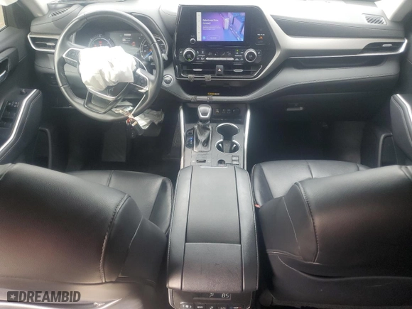 2023 Toyota Highlander Hybrid XLE with VIN 5TDKBRCH7PS577253, listed as a Copart auction lot 49791515 with 95,144 mi miles and Salvage Title. Bid and sale history available at carsss.com. Image 8.