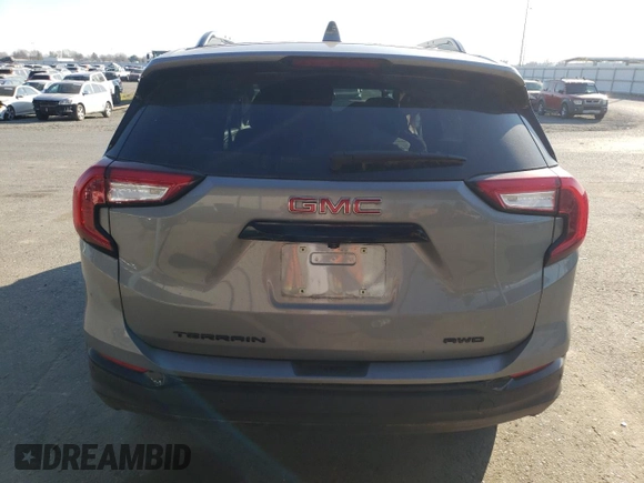 2024 GMC Terrain SLE with VIN 3GKALTEG4RL209507, listed as a Copart auction lot 41886555 with 18,363 mi miles and Salvage Title. Bid and sale history available at carsss.com. Image 6.