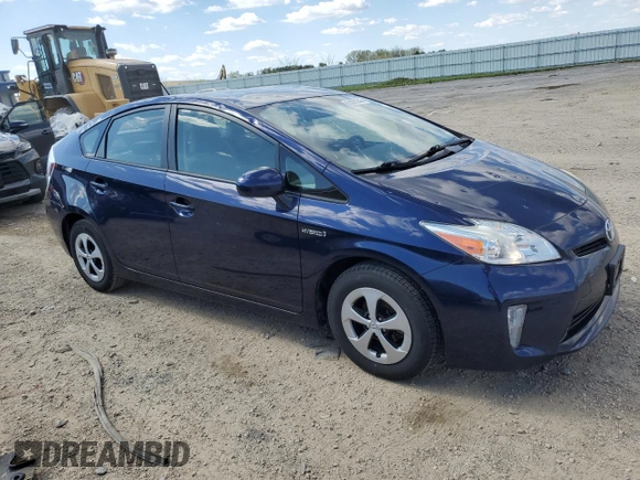 2014 Toyota Prius Four with VIN JTDKN3DU2E0381009, listed as a Copart auction lot 55391645 with 116,227 mi miles and Non Repairable. Bid and sale history available at DreamBid. Image 4.