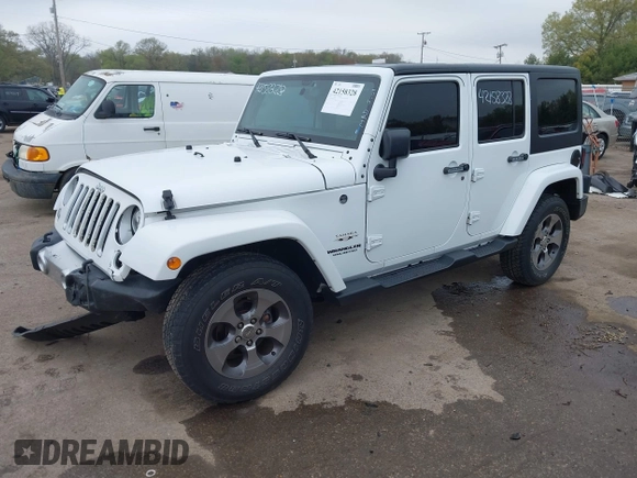 2016 Jeep Wrangler Unlimited Sahara с VIN 1C4HJWEG8GL345391, выставлен на аукционе IAAI как лот 42158328 с пробегом 61 020 миль миль и . История ставок и продаж доступна на DreamBid. Изображение 2.