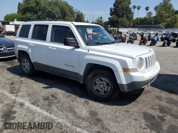 2017 Jeep Patriot Sport SE with VIN 1C4NJPBAXHD148534, listed as a Copart auction lot 60561145 with 116,799 mi miles and Salvage title. Bid and sale history available at DreamBid. Image 4.