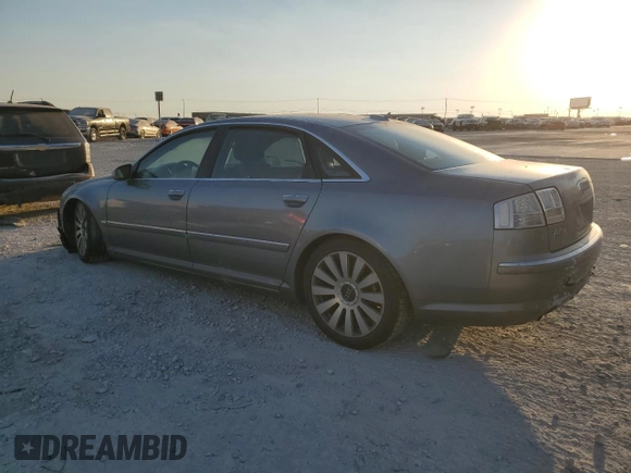 2006 Audi A8 4.2L with VIN WAUML44E26N021186, listed as a Copart auction lot 74382994 with Not provided miles and Salvage title. Bid and sale history available at DreamBid. Image 2.