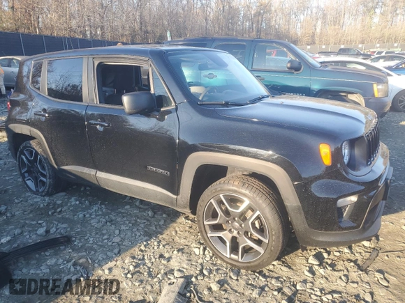 2020 Jeep Renegade Jeepster with VIN ZACNJBAB1LPM28489, listed as a Copart auction lot 84190354 with 51,895 mi miles and Salvage Title. Bid and sale history available at carsss.com. Image 4.