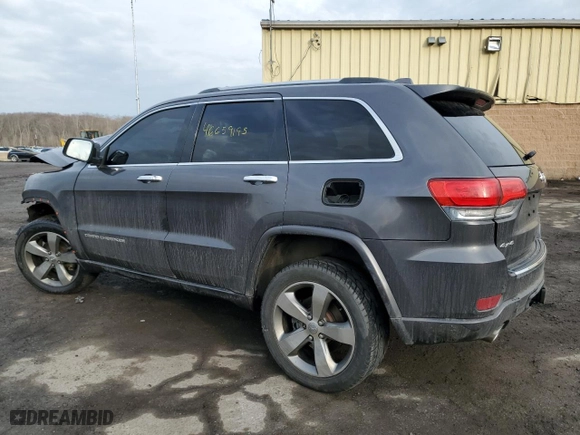2014 Jeep Grand Cherokee Overland with VIN 1C4RJFCT0EC237333, listed as a Copart auction lot 46659195 with 0 mi miles and Salvage Title. Bid and sale history available at carsss.com. Image 2.