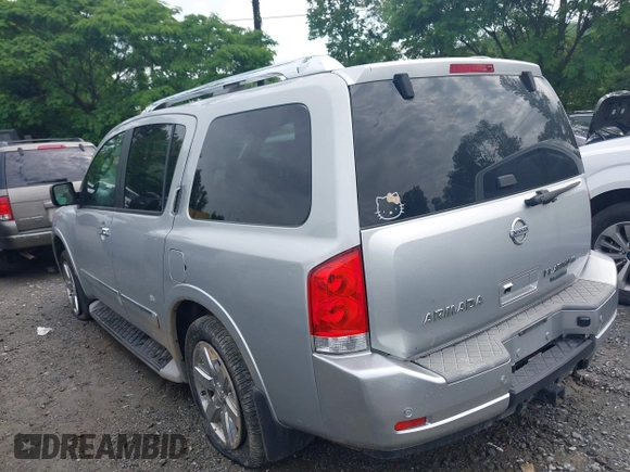 2011 Nissan Armada SV z VIN 5N1BA0ND1BN614557, wystawiony jako IAAI lot #42231768 z przebiegiem 206 358 mil mil oraz . Historia ofert i sprzedaży dostępna na DreamBid. Obrazek 3.