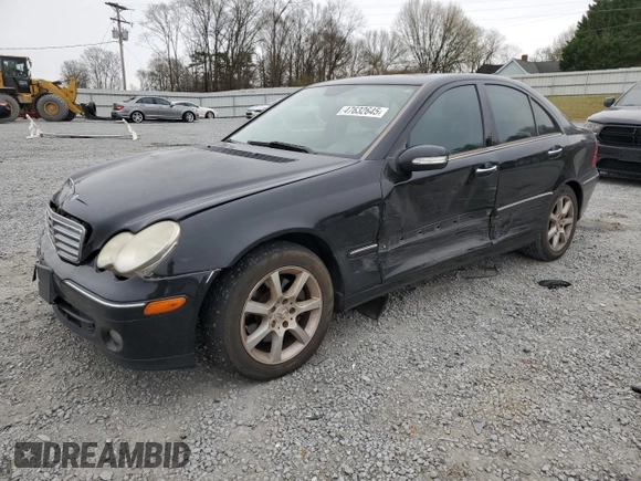 2007 Mercedes-Benz C 280 Luxury z VIN WDBRF54H47F901221, wystawiony jako Copart lot #47632645 z przebiegiem 188 906 mil mil oraz Szkoda całkowita • Salvage title. Historia ofert i sprzedaży dostępna na DreamBid. Obrazek 1.