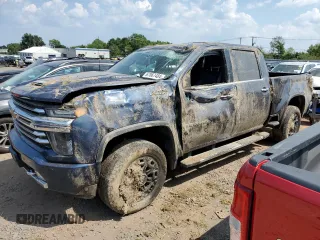 2021 Chevrolet Silverado 3500HD High Country with VIN 1GC4YVEY5MF232666, listed as a Copart auction lot 67067484 with 0 mi miles and Salvage Title. Bid and sale history available at carsss.com. Image 1.