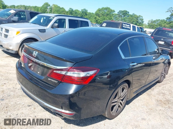 2016 Honda Accord Sport with VIN 1HGCR2F54GA153939, listed as a IAAI auction lot 42109361 with 187,154 mi miles and . Bid and sale history available at DreamBid. Image 4.
