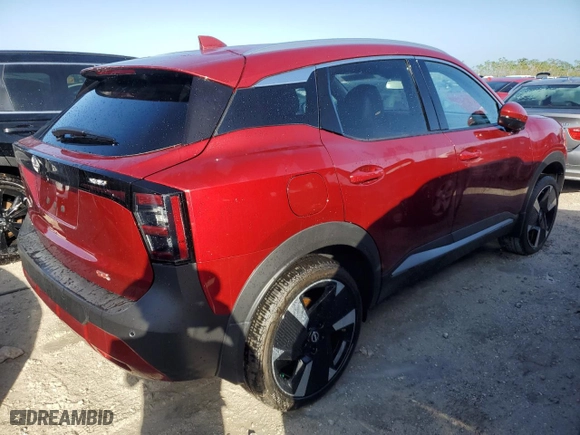 2025 Nissan Kicks SR with VIN 3N8AP6DCXSL300355, listed as a Copart auction lot 76064804 with 533 mi miles and Non Repairable. Bid and sale history available at carsss.com. Image 3.