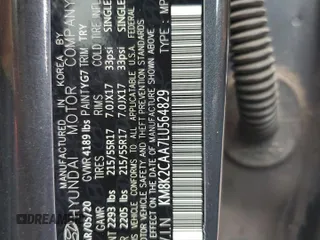 2020 Hyundai Kona SEL with VIN KM8K2CAA7LU564829, listed as a Copart auction lot 76474794 with 92,729 mi miles and Non Repairable. Bid and sale history available at carsss.com. Image 13.