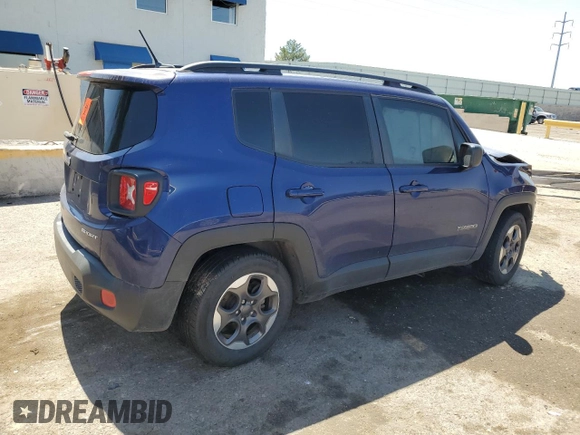 2017 Jeep Renegade Sport с VIN ZACCJAAB9HPE83087, выставлен на аукционе Copart как лот 59565905 с пробегом Не указан миль и Списание • Salvage title. История ставок и продаж доступна на DreamBid. Изображение 3.