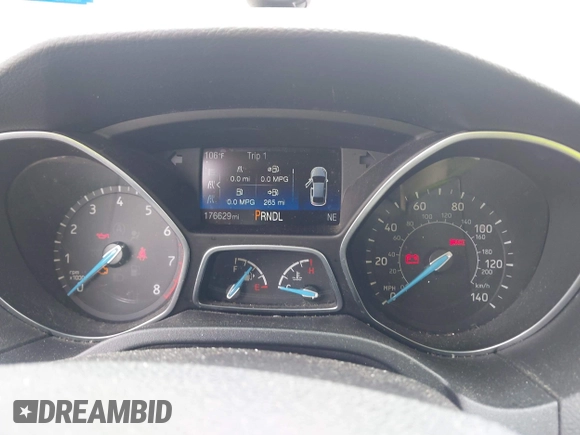 2017 Ford Focus SE with VIN 1FADP3F26HL223697, listed as a IAAI auction lot 42773677 with 176,629 mi miles and . Bid and sale history available at DreamBid. Image 7.