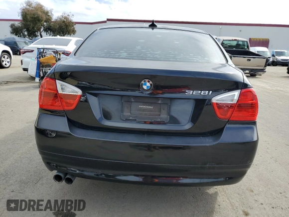 2008 BMW 3 Series 328i with VIN WBAVC53508F009577, listed as a Copart auction lot 46663635 with 138,355 mi miles and Salvage Title. Bid and sale history available at carsss.com. Image 6.