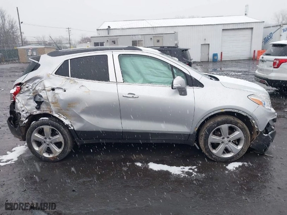 2016 Buick Encore Leather with VIN KL4CJGSB9GB599751, listed as a IAAI auction lot 41150011 with 91,200 mi miles. Bid and sale history available at carsss.com. Image 13.