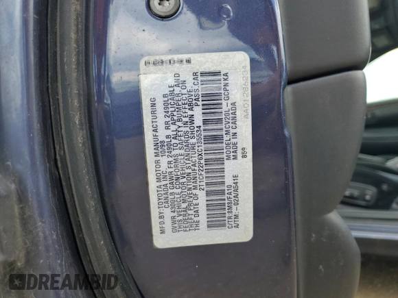 1999 Toyota Solara SE with VIN 2T1CF22P6XC135534, listed as a Copart auction lot 61900395 with 177,838 mi miles and Salvage title. Bid and sale history available at DreamBid. Image 12.