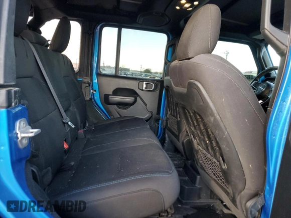 2022 Jeep Wrangler Unlimited Rubicon with VIN 1C4JJXR68NW190233, listed as a Copart auction lot 43017565 with 58,032 mi miles and Salvage title. Bid and sale history available at DreamBid. Image 11.