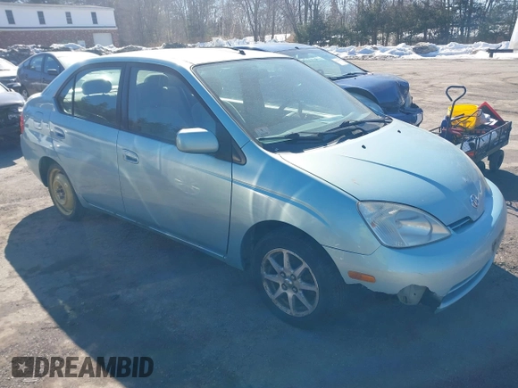 2002 Toyota Prius with VIN JT2BK18UX20049069, listed as a IAAI auction lot 41677053 with 1 mi miles. Bid and sale history available at carsss.com. Image 1.
