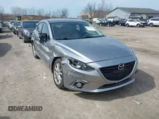 2015 Mazda 3 i Touring with VIN 3MZBM1L77FM138326, listed as a IAAI auction lot 41839685 with 97,506 mi miles. Bid and sale history available at carsss.com. Image 1.