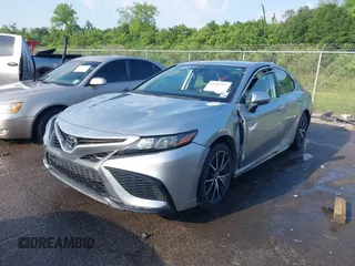 2021 Toyota Camry SE Nightshade with VIN 4T1G11AKXMU599663, listed as a IAAI auction lot 41902392 with 76,909 mi miles. Bid and sale history available at carsss.com. Image 17.