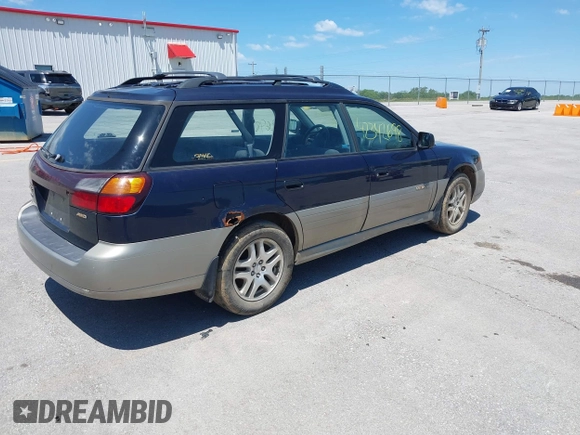 2000 Subaru Legacy Outback with VIN 4S3BH6653Y7673276, listed as a IAAI auction lot 42342698 with 260,875 mi miles and . Bid and sale history available at DreamBid. Image 4.